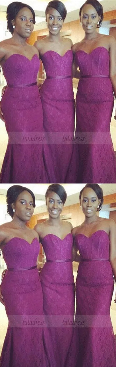 Mermaid Bridesmaid Dresses, Long Bridesmaid Dresses