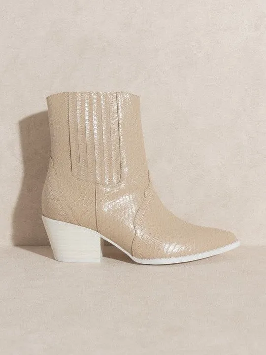OASIS SOCIETY Welcome Style Western Bootie