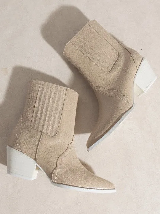 OASIS SOCIETY Welcome Style Western Bootie