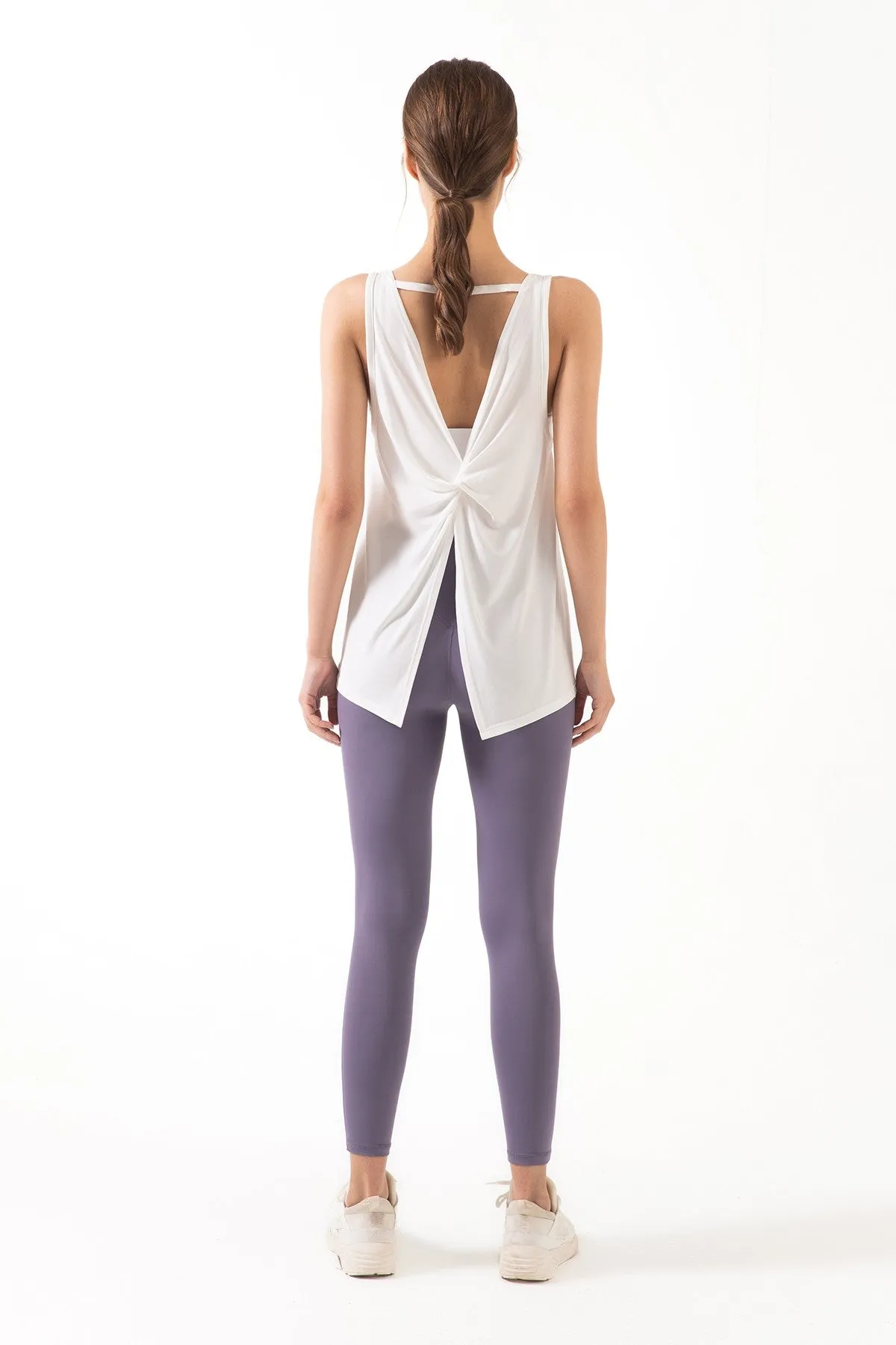 Open Back Sleeveless Tank Tops