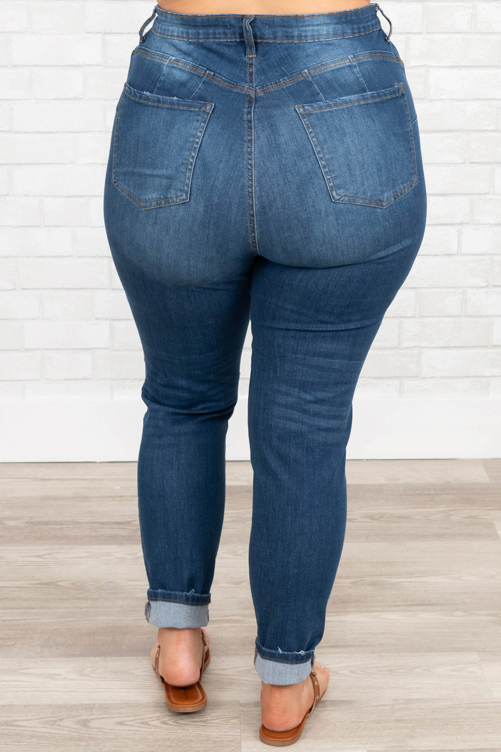 Out Of My Mind Jeggings, Blue