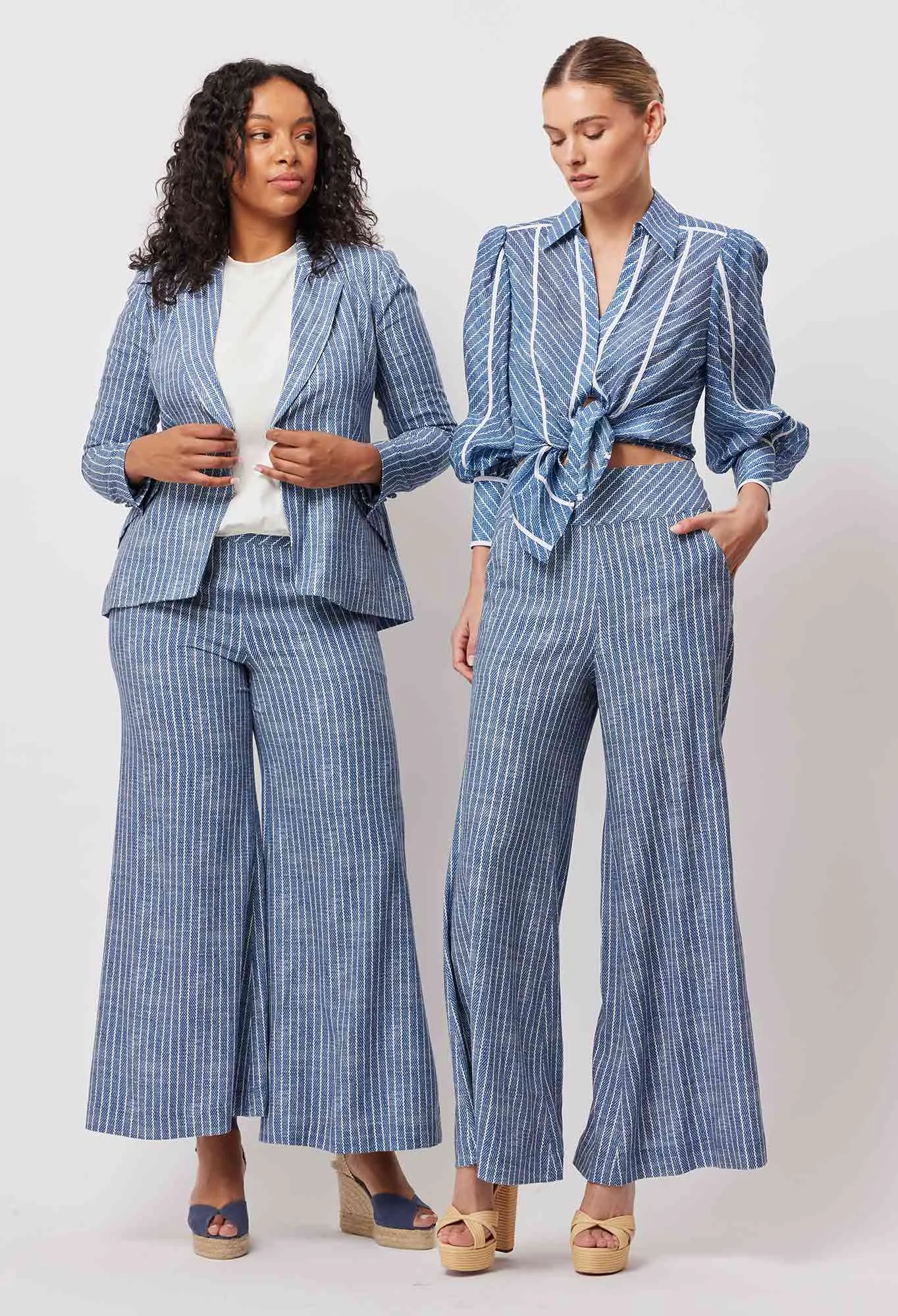 Panama Linen Viscose Wide Pant