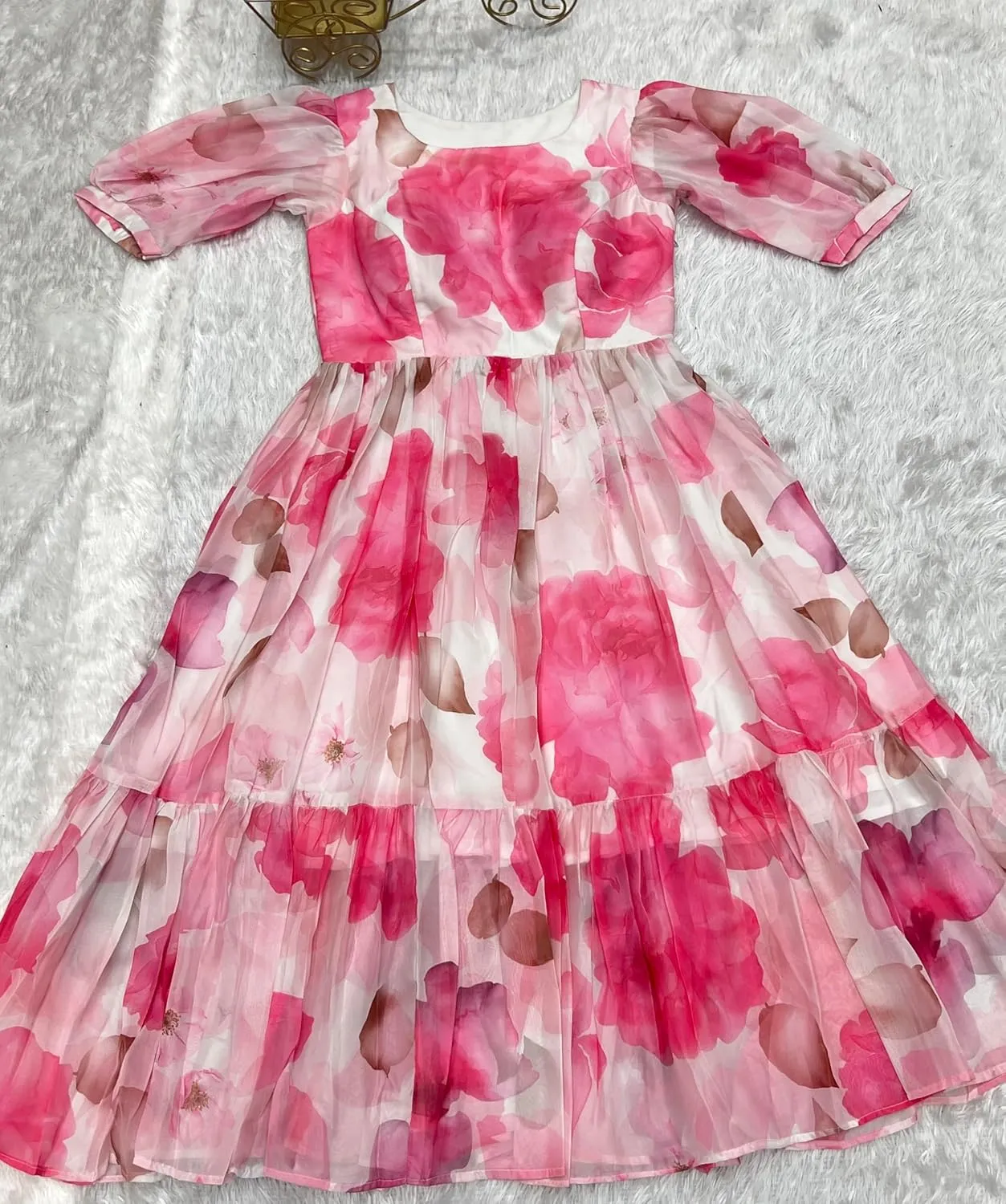 PRESENTING NEW SUMMER SPECIAL ONE PIECE DRESS FULLY STITCHED