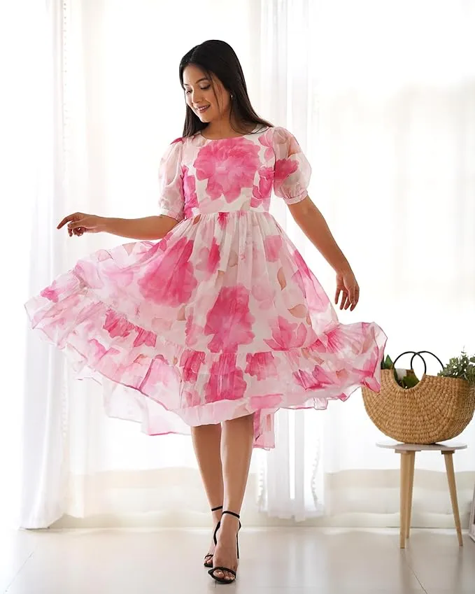 PRESENTING NEW SUMMER SPECIAL ONE PIECE DRESS FULLY STITCHED