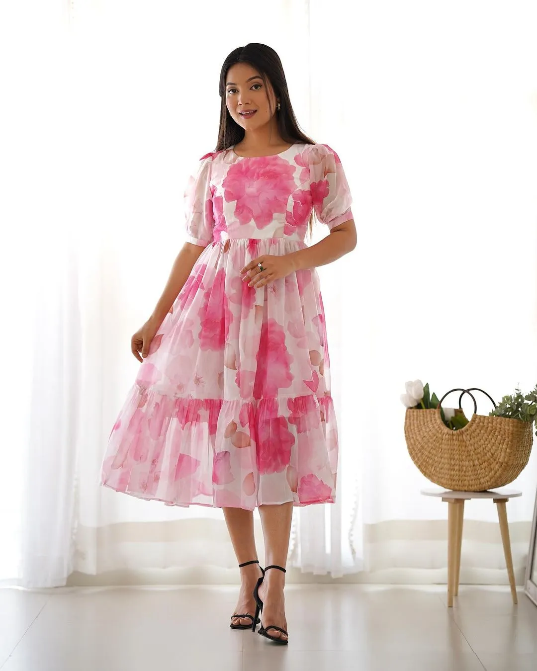 PRESENTING NEW SUMMER SPECIAL ONE PIECE DRESS FULLY STITCHED