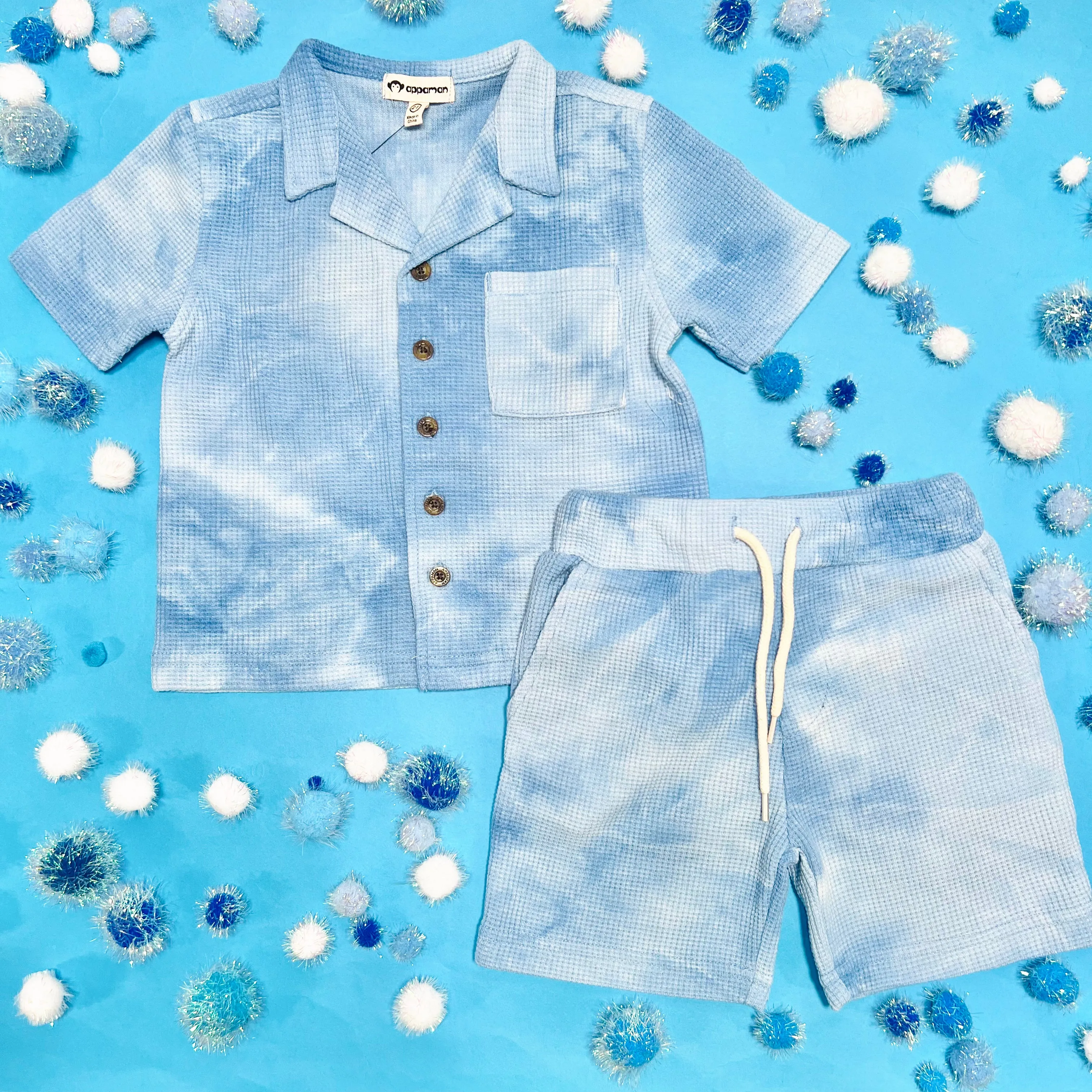 RESORT TIE DYE BUTTON DOWN