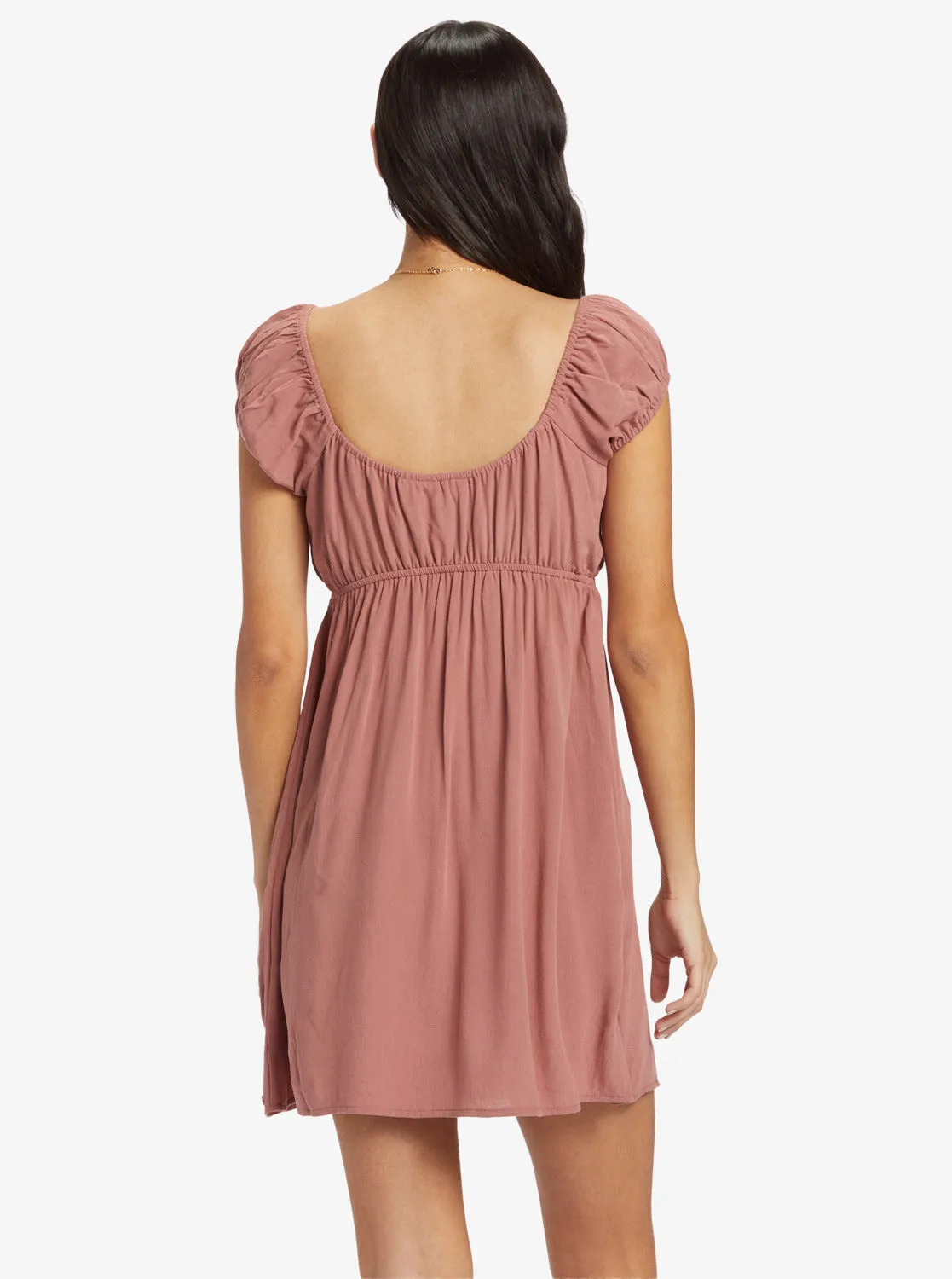 Sandy Shores Mini Dress - Cedar Wood