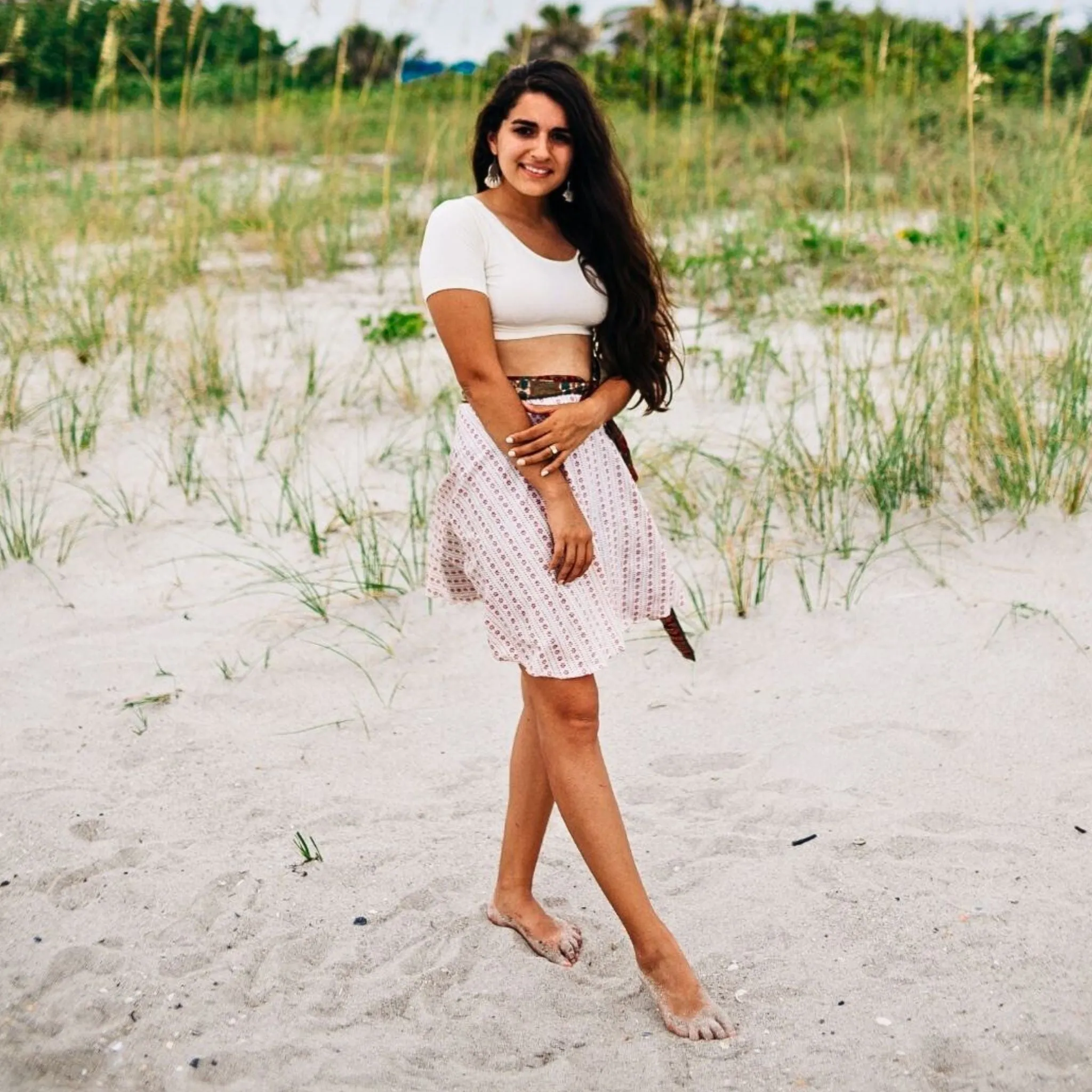 Seconds and Surplus Knee-Length-Mini Sari Wrap Skirts