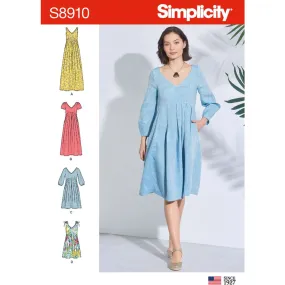 Simplicity Sewing Pattern S8910 Misses' Dress