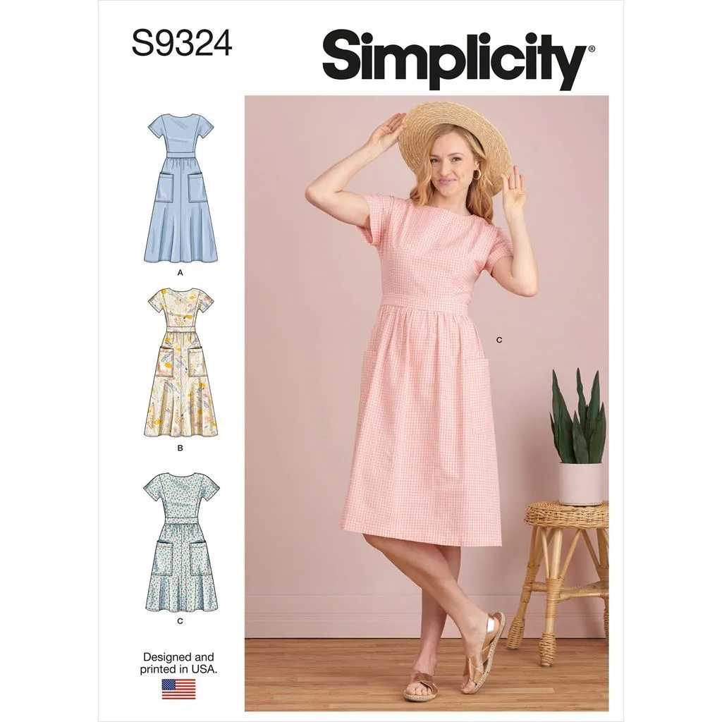 Simplicity Sewing Pattern S9324 Misses' Dresses