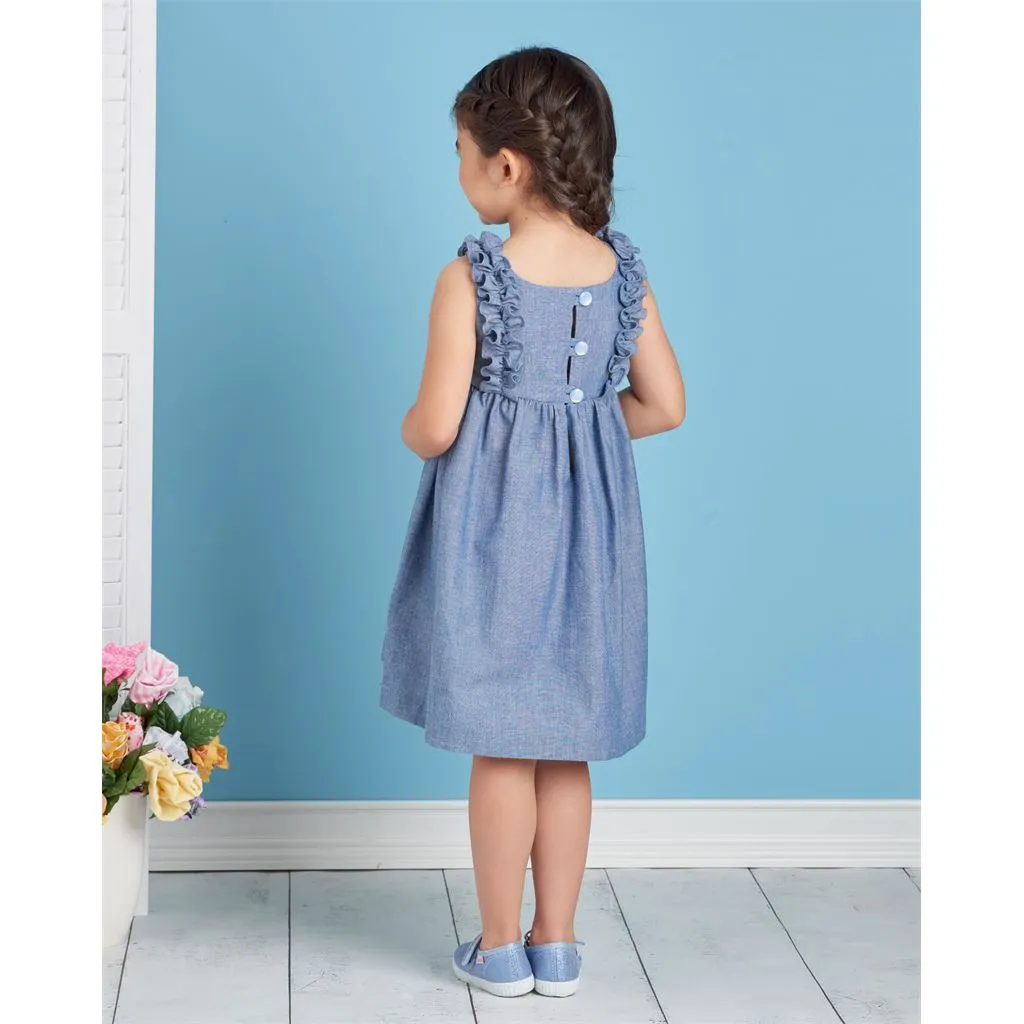 Simplicity Sewing Pattern S9559 Children's Dress, Top, Pants, Purses and Headband