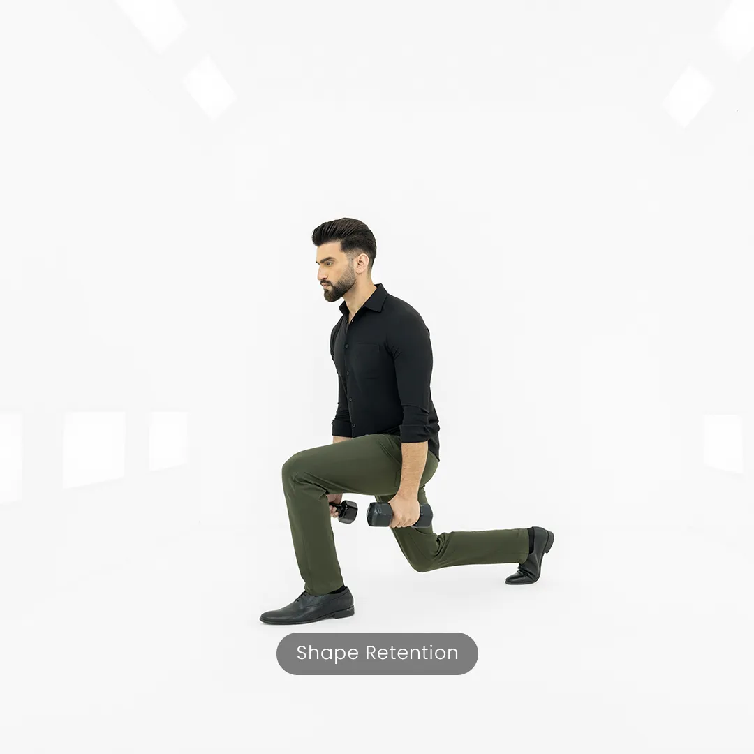 Solid Olive FlexPro 5 Pocket Pants