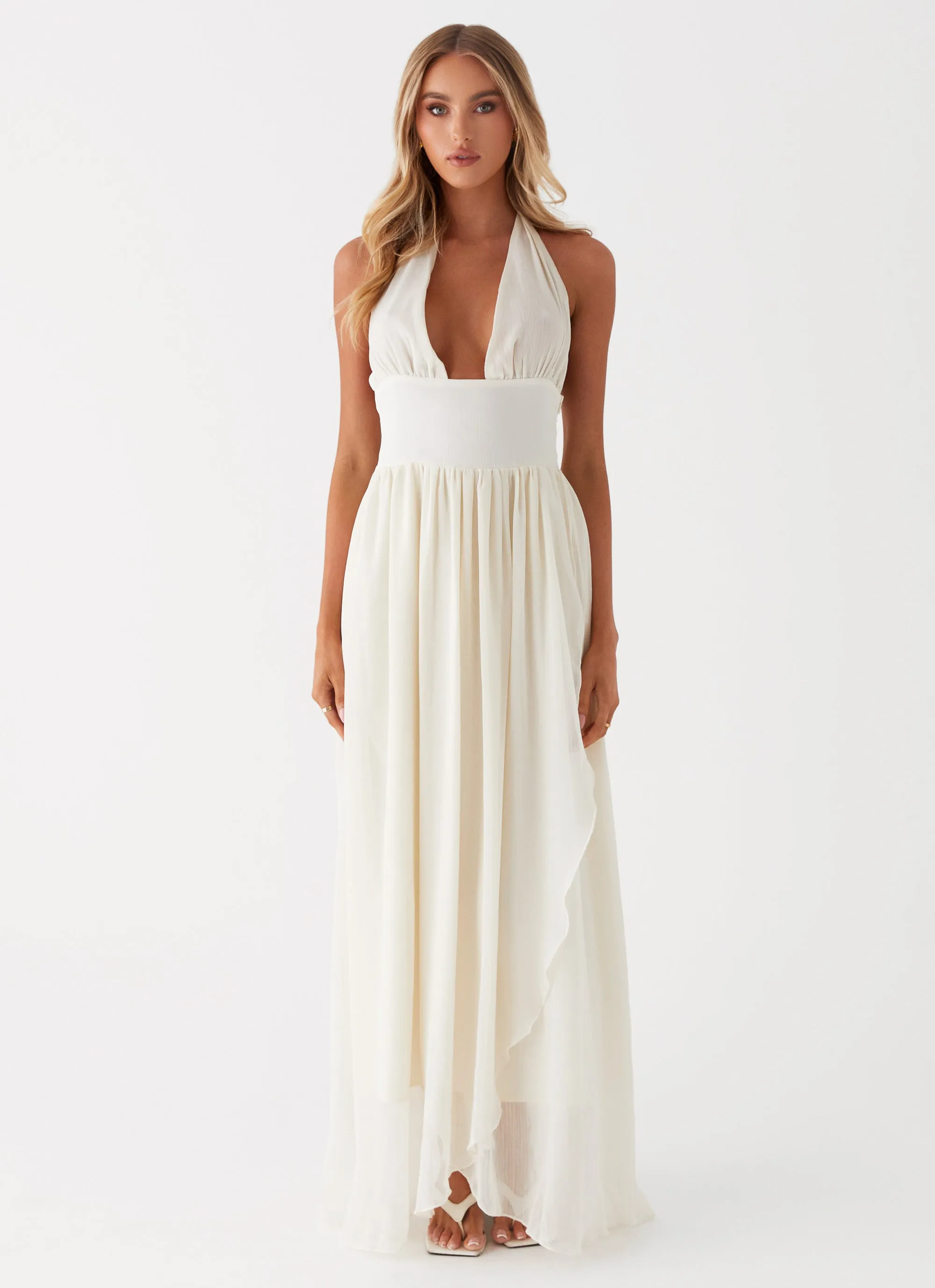 Somewhere New Maxi Dress - Ivory