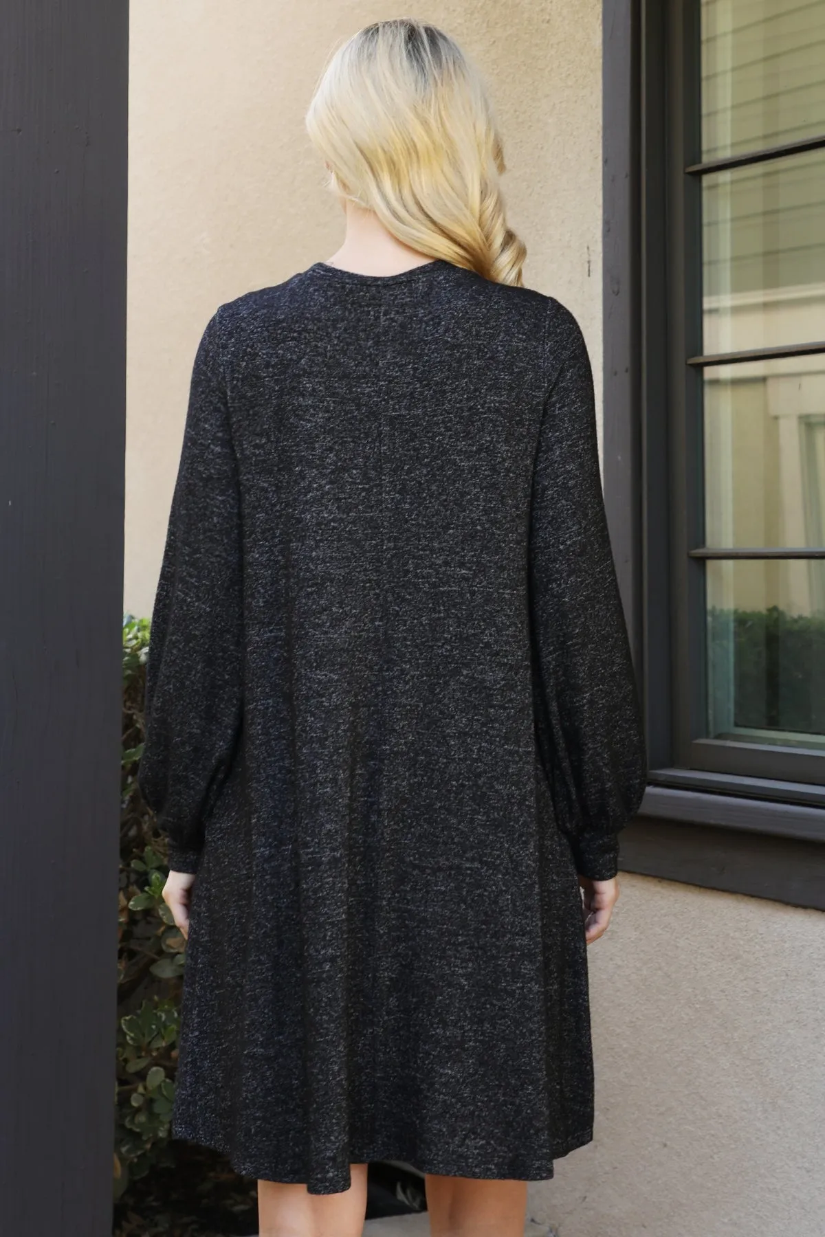 Spiced Harvest | Long Sleeve Dress | Adult Sizes | Black 2-Tone