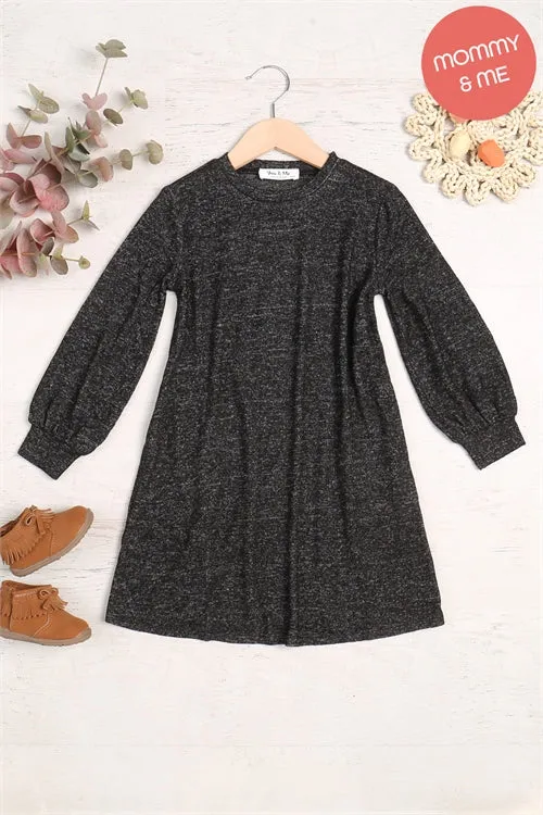 Spiced Harvest | Long Sleeve Dress | Adult Sizes | Black 2-Tone