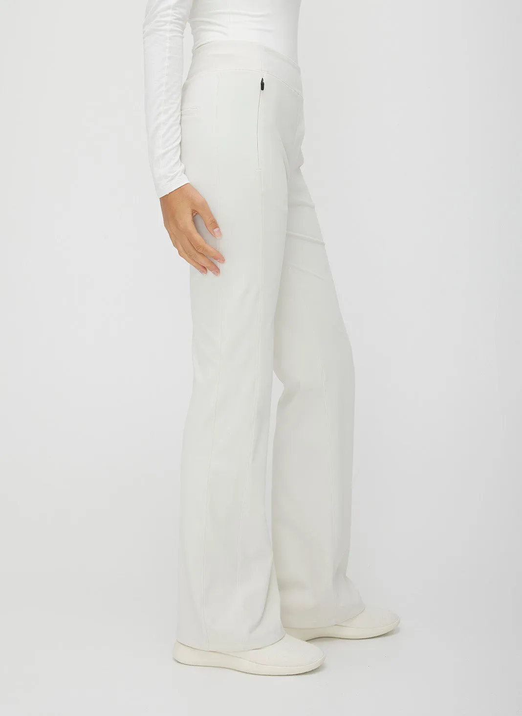 Stride Fitted Kick-Flare Pants