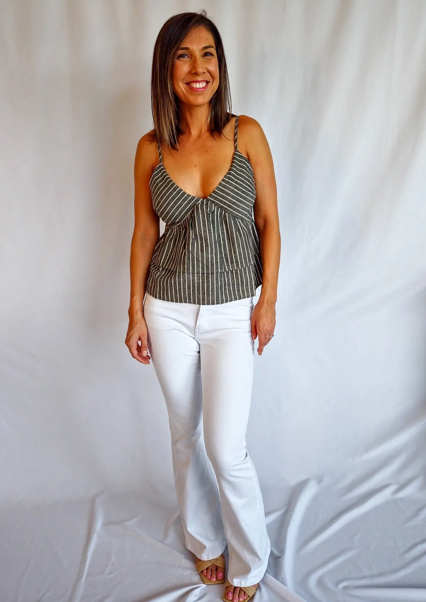 Striped Tiered Tank