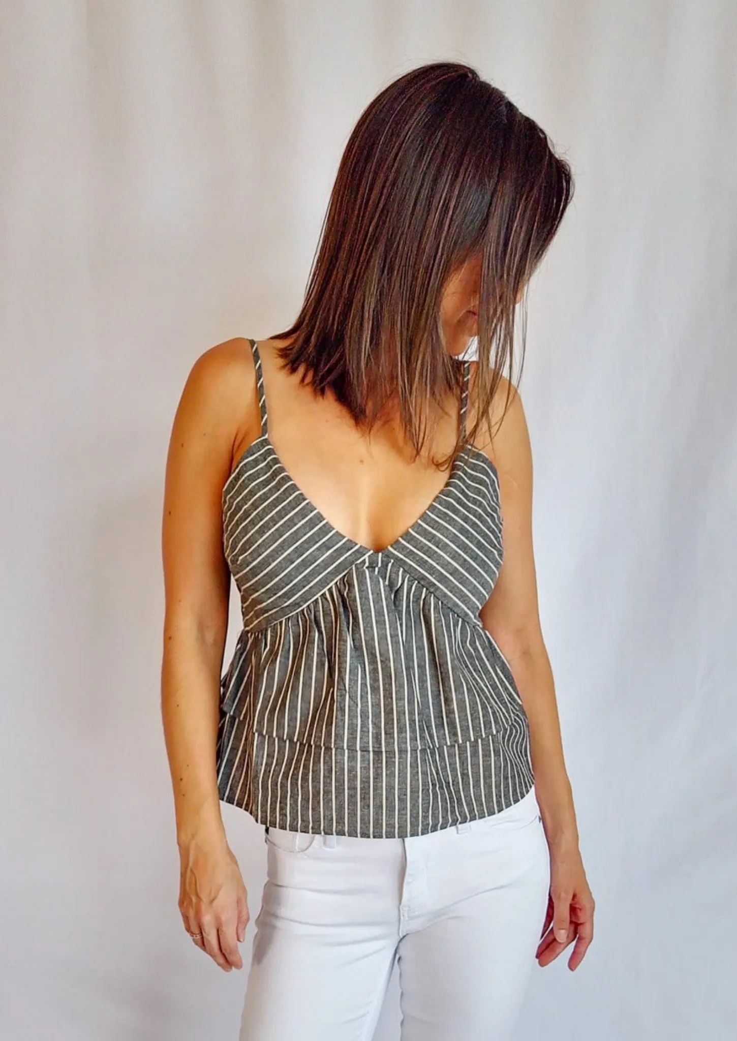 Striped Tiered Tank