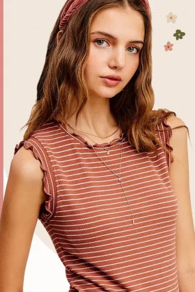 Sunstone Ruffle Top