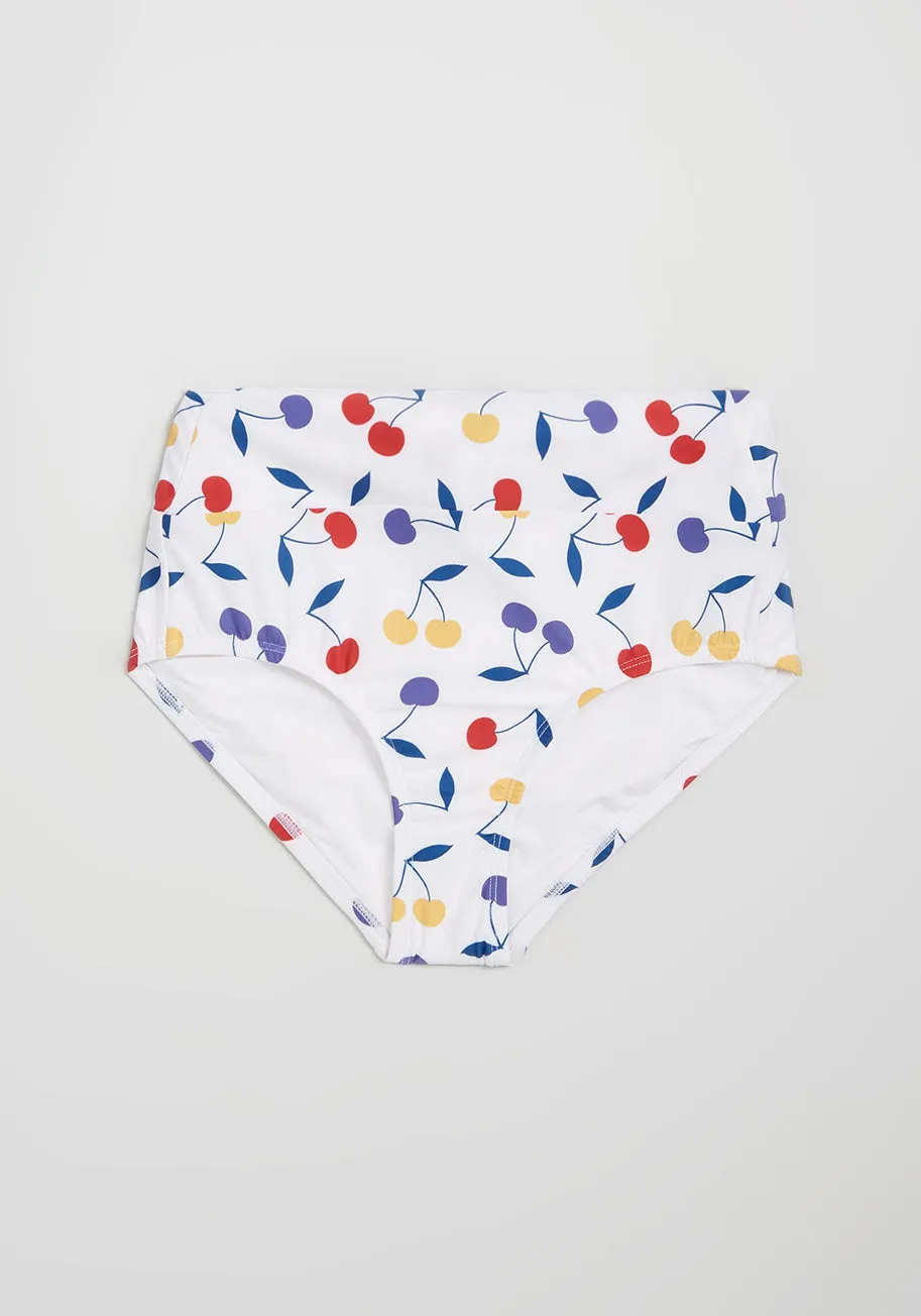 The Clarice High-Waisted Bikini Bottom