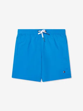 Tommy Hilfiger Boys Medium Drawstring Swim Shorts in Blue