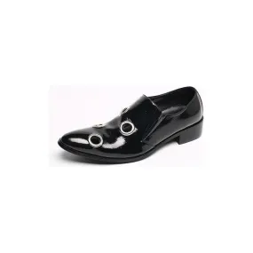 Veltique Leather Monk Slip-Ons