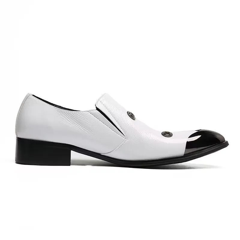 Veltique Leather Monk Slip-Ons