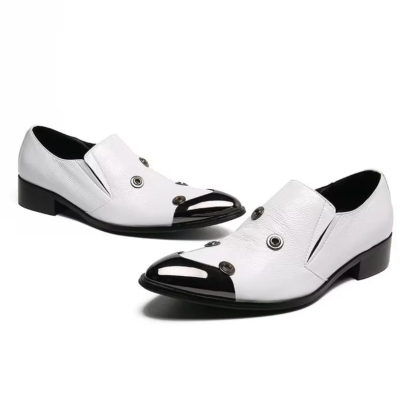 Veltique Leather Monk Slip-Ons