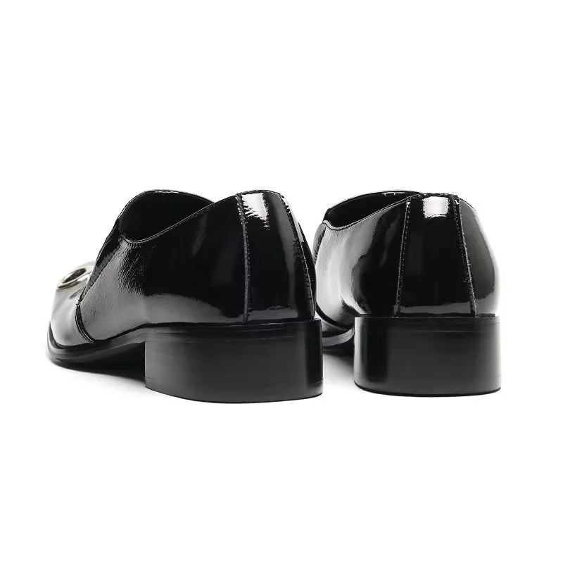 Veltique Leather Monk Slip-Ons