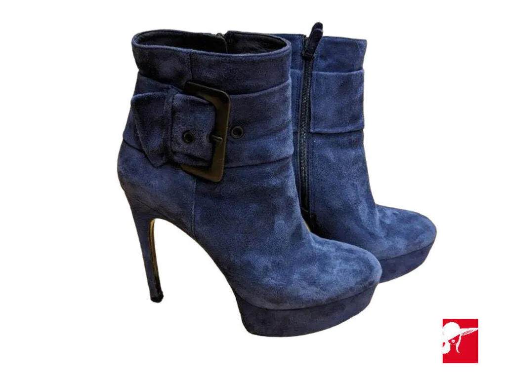Via Spiga suede platform booties NEW size 8.5
