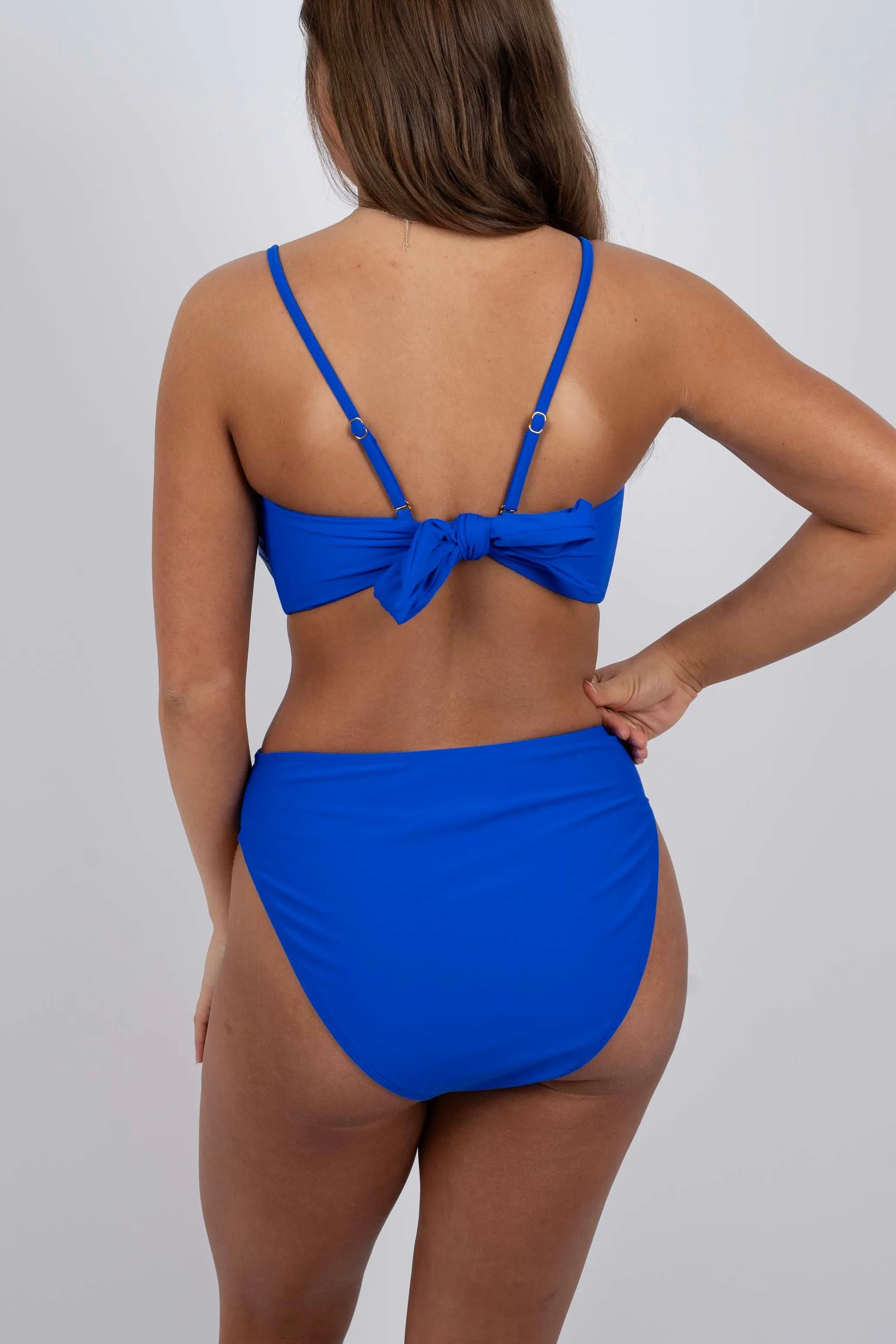 Walking At Sunset Swimsuit Bottom (Blue)